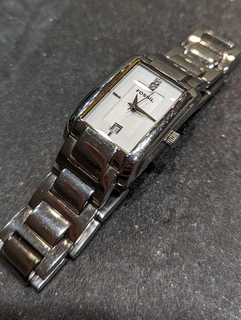 Women's FOSSIL watch silver tonneau shape Free Shipping | eBay Women's FOSSIL watch silver tonneau shape Free Shipping | eBay
