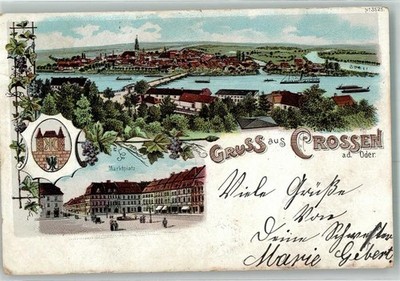 13647681 - Crossen a.d. Oder Marktplatz Crossen / Krosno Odrz. (Stadt und