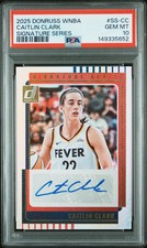 2025 Panini Donruss WNBA Signature Series Caitlin Clark #SS-CC PSA 10