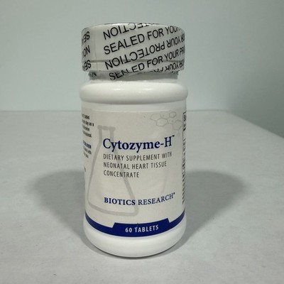 Biotics Research Cytozyme-H 180 Tablets: Heart Tissue Concentrate, Exp 11/26