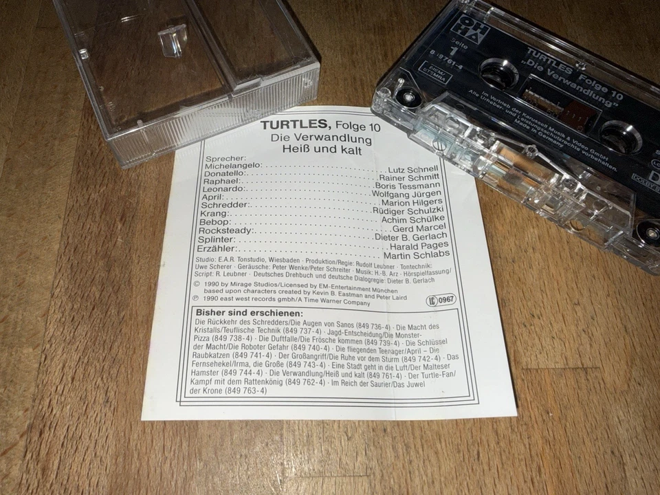 MC,Teenage Mutant Hero Turtles,Folge 10,OHHA,Kassette,Hörspiel  - Bild 3 von 4