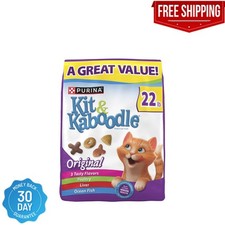 Purina Kit and Kaboodle Original Dry Cat Food, Immune Health Support, 22 lb Bag 1.90 per pound