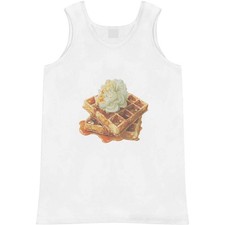 'Waffle with Cream Syrup' Adult Vest / Tank Top AV062931
