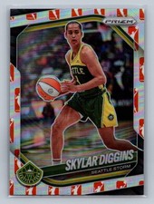 2025 Panini Prizm WNBA #127 Nika Muhl WNBA Logo Prizms