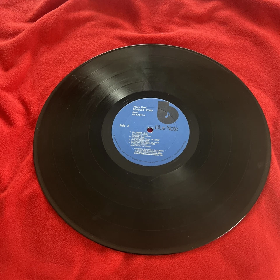 DONALD BYRD-BLACK BYRD-BLUE NOTE-VINYL-LP-BN-LA047-F-‘73-JAZZ-BOP-FUNK - Image 4 of 4
