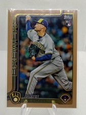 2025 Topps Update James Meeker Gold Rookie #US326 0740/2025 Milwaukee Brewers