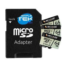 3 X Micro SDXC Card 64GB UHS-I V30 Memory For Notebooks Cameras Drones