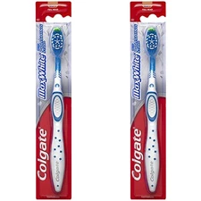Pack of (2) New Colgate Max White Soft Full Head #60 Toothbrush