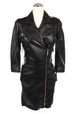 Abito donna Elisabetta Franchi taglia 34 nero vestito a matita mini abito tubino