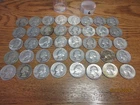 Roll of 40 90% Silver Circulated Washington Quarters lot # 6