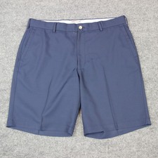 Peter Millar Salem Performance Shorts Men's 36 Crown Sport Blue Chino Golf