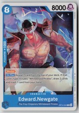 Edward.Newgate The Azure Sea's Seven OP14-044 NM One Piece Card Game
