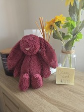 Jellycat Medium Bashful Berry Bunny Rare Retired