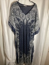 Blue pattern Maxi 