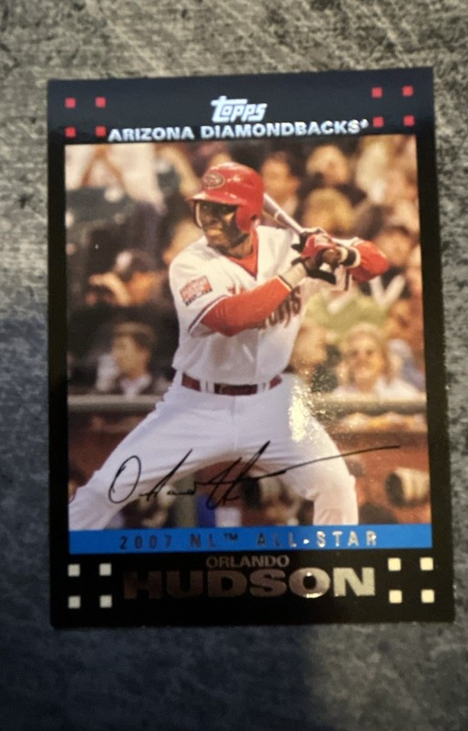 2007 Topps Updates & Highlights - All-Star Orlando Hudson #UH256 Red Back