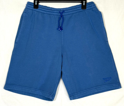 NWT Reebok Med 32x 9.5 Men's Identity Washed Shorts in Boundless Blues