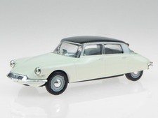 Citroen DS 19 white roof black 1957 modelcar in Vitrine 1:43