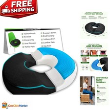 Ultimate Donut Gel Pillow - Machine Washable Memory Foam for Comfort and Support