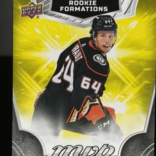 Upper Deck 2022-23 MVP Rookie Formations Jacob Perreault RF-3 Anaheim Ducks