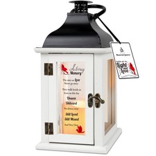 Memorial Lantern - Bereavement Sympathy Gifts for Loss of Loved Memorial Reme...