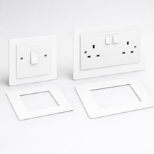Double & Single Socket / Light Switch Surround Finger Plate Wall Trim Frame