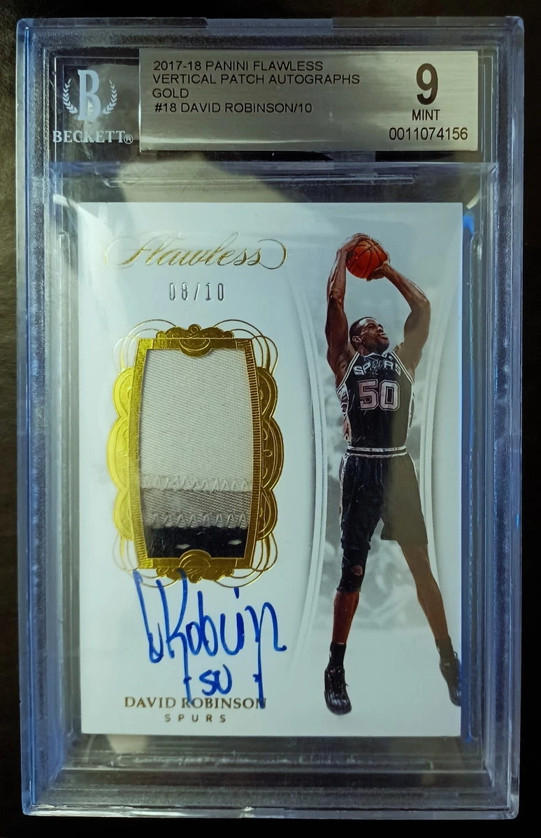 25+ Panini David Robinson Basketball Original Autographed Sports