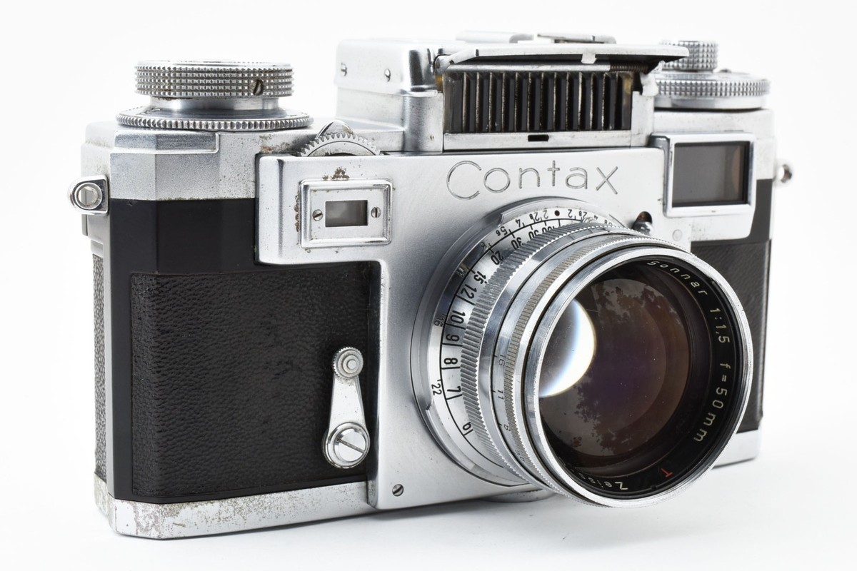 Zeiss Ikon Contax IIIa film camera Sonnar 50 mm F1.5 lens from