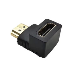 WG® HDMI Adapter 90 Degree Right Angle Male to Female 1080p HDTV 1/2 Pack