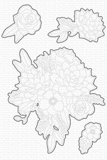 MY FAVORITE THINGS - METAL CUTTING DIES - FANTASY FLORALS