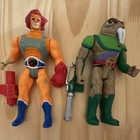 Vintage 1985 1986 LJN ThunderCats Figure Lot - Lion-O w/ Claw Shield & Tuska