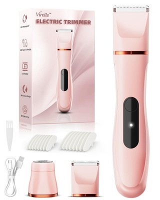 Hair Removal Epilators Bikini Trimmer for Women, Painless Waterproof Electric Fo
