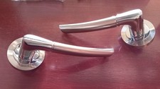 Climadoor Morley Internal Door Handles with Hinge Packs. Chrome/ Satin BNIB