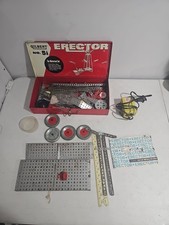 Vintage Gilbert Erector Set No. 5 1/2 The Motorized Set- Incomplete For Parts
