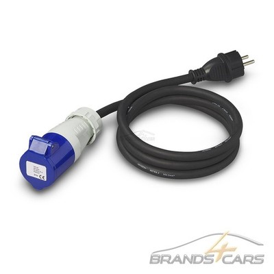 CEE ADAPTERKABEL CAMPING SCHUKO STECKER STECKDOSE CARAVAN 150cm 3x2,5mm²