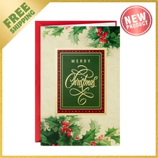 Christmas Boxed Cards, Holiday Holly (40 Christmas Cards with Envelopes)