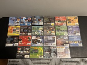 Sega Dreamcast Game Lot 22 Games In Cases Shenmue Tomb Raider Vigilante 8 & More