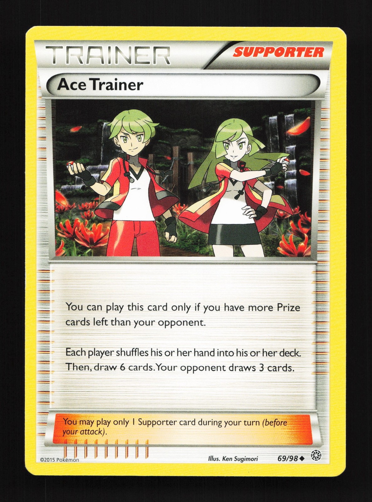 Ace Trainer 69/98 Ancient Origins LP Pokemon Card TCG