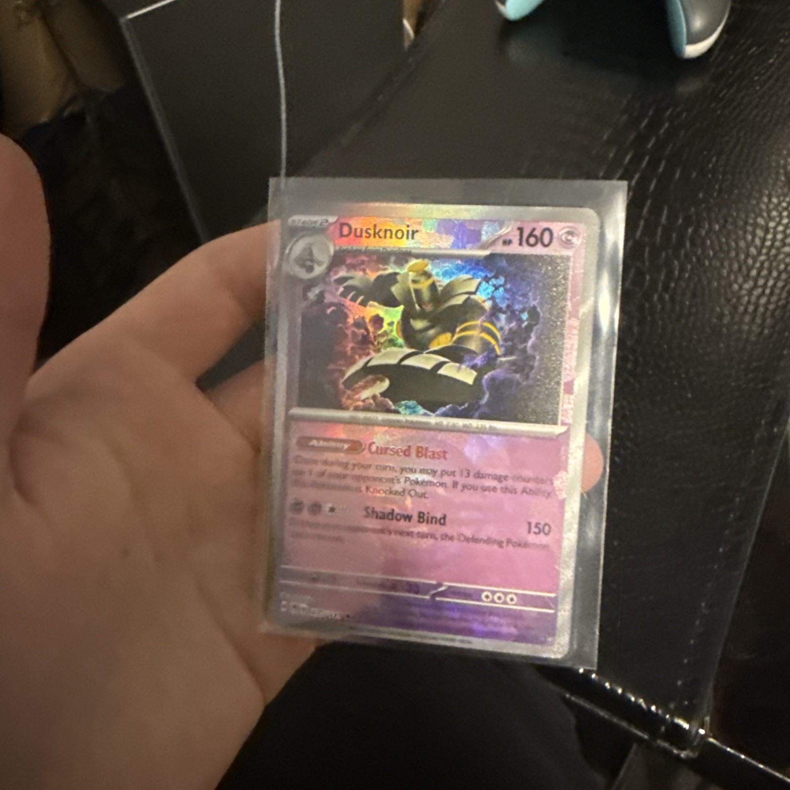 POKEMON DUSKNOIR 037/131 RARE REVERSE HOLO POKE BALL PRISMATIC EVOLUTIONS NM