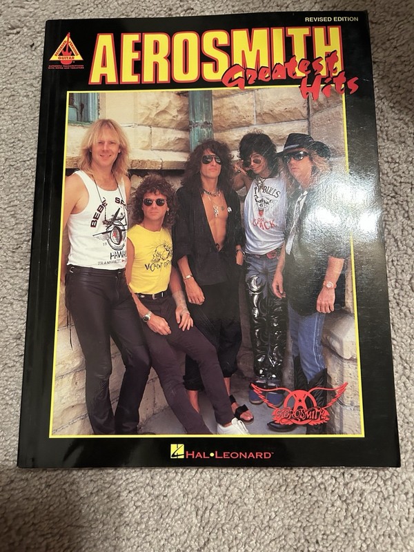 Aerosmith Greatest Hits Revised Edition Sheet Music Book Hal Leonard Rock Guitar
