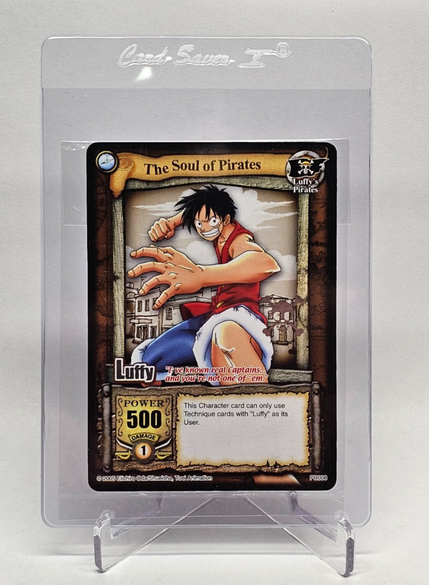 2005 One Piece CCG The Quest Begins Luffy Silver Sealed Tournament