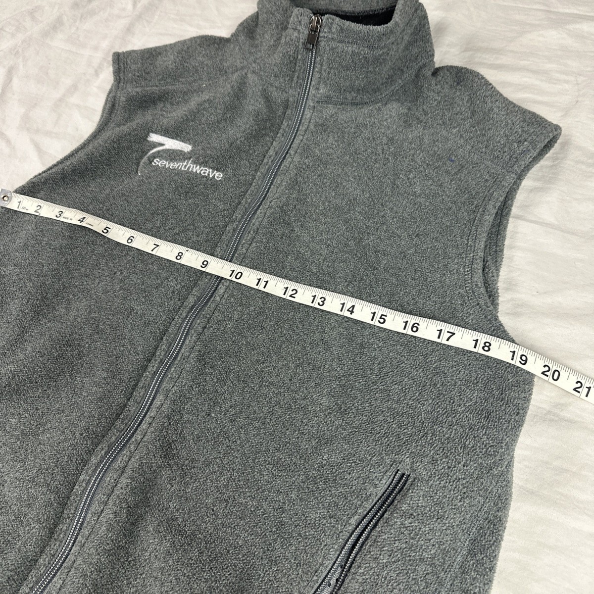 Patagonia Synchilla Vest Mens Large Gray Fleece Full Zip Company