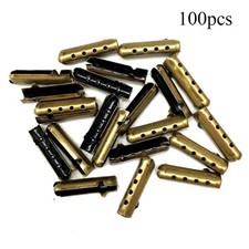 100PCS Copper Metal Shoelace Aglets 3.5x23mm Tips for Shoe Repair Replacement