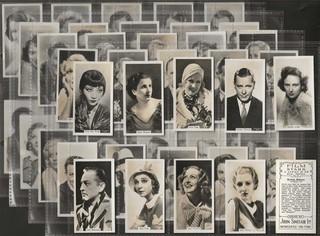 SINCLAIR FULL SET FILM STARS (1ST SERIES REAL PHOTOS F54 CARDS) EXCELLENT