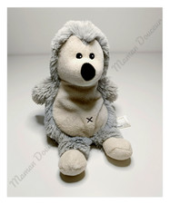 Peluche/Doudou Bouillotte Micro-ondable Hérisson Gris Beige 18cm Intelex Warmies