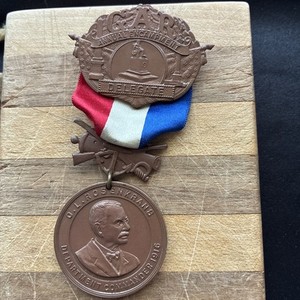 1917 G.A.R. Civil War KENOSHA 51st Encampment Delegate Medal