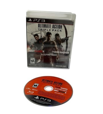 Ultimate Action Triple Pack PlayStation, 3 PS3 Tested & Working