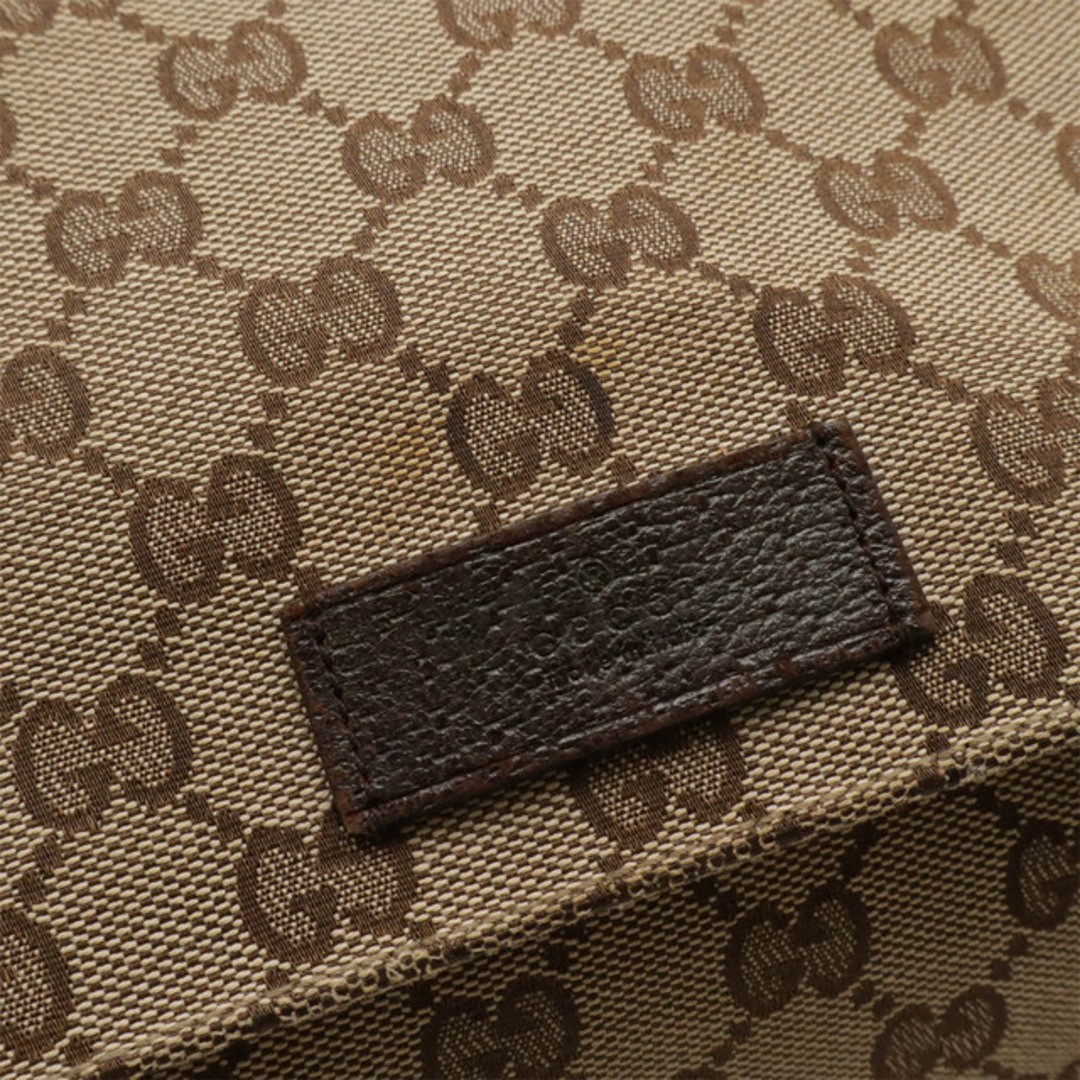 Gucci GG Canvas Shoulder Bag Messenger Khaki Beige Used 80cm Strap thumbnail 4