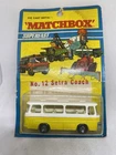 1971 Matchbox Lesney Superfast No. 12 Setra Coach (Rare Yellow) In Blister