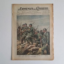 domenica del corriere 1917 n°13 ● GUERRA MONDIALE soldati italiani