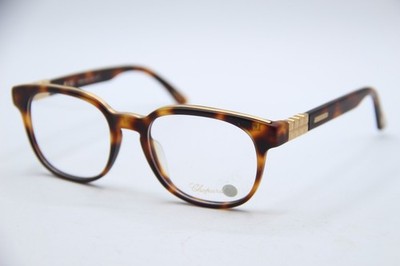 NEW CHOPARD VCH 144 0748 HAVANA GOLD AUTHENTIC FRAMES EYEGLASSES 51-19